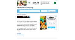 Desktop Screenshot of cai.container-tracking.org