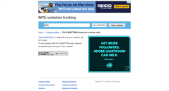 Desktop Screenshot of imtu.container-tracking.org