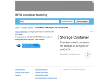 Tablet Screenshot of imtu.container-tracking.org