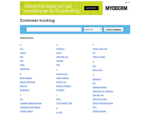 Tablet Screenshot of container-tracking.org
