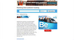 Desktop Screenshot of hamburgsud.container-tracking.org