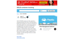 Desktop Screenshot of gold.container-tracking.org