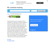 Tablet Screenshot of pil.container-tracking.org
