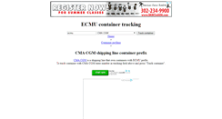 Desktop Screenshot of ecmu.container-tracking.org