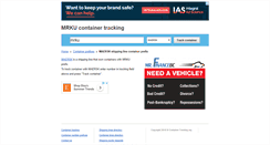 Desktop Screenshot of mrku.container-tracking.org