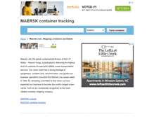 Tablet Screenshot of maersk.container-tracking.org