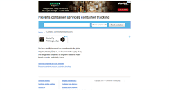 Desktop Screenshot of florens.container-tracking.org